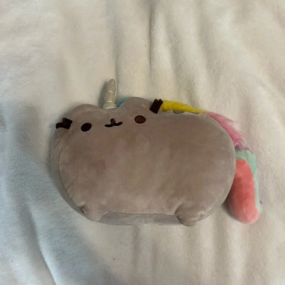 PUSHEEN bundle of 3, Unicorn, Green with Purple Heart and Halloween Plushes - Picture 3 of 9